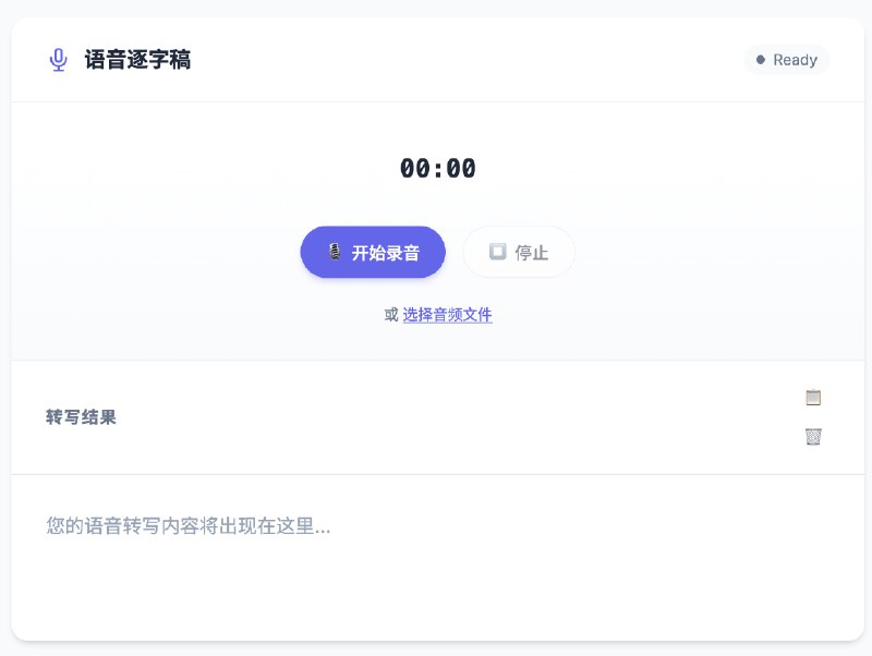 #log用Antigravity手搓了一个语音转文字工具网页链接