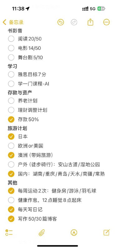 Review了一下2024年的FLAG，最重要的几项基本上倒的7788，明年还是不要立着么多目标了